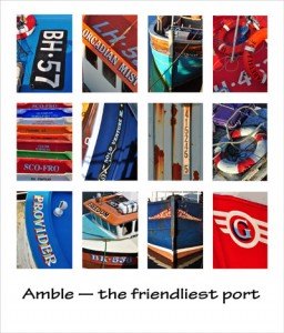 Poster for Amble designed by David Jacobson LRPS