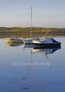 Three Boats by Carol McKay More details of Amble Photographic group at www.amblephotographicgroup.com