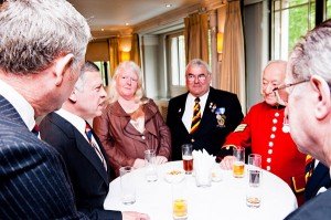 Ruth and Peter Proctor Cannon (centre) at the Dorchester with other guests of King Abdullah II of Jordan. Photo by Chris Jelf 