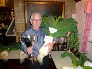 2014 World champion leek grower Geoff Moscrop