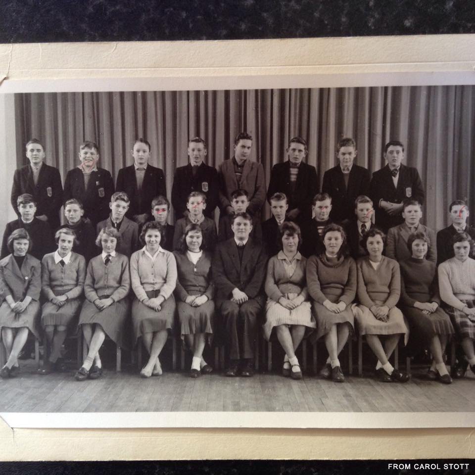 Bruce Stott School photo about 1960- credit Carol Stott
