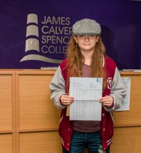 Georgia Sheldon achieved A*’s, 3 A’s, 2 B’s and 2 C’s.