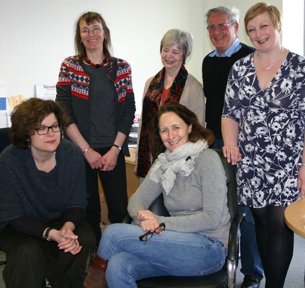 Fiona Shaw and Amble poetry group