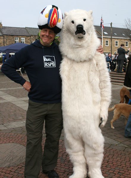 RSPB "Capt Coquet" with -Greenpeace Polar Bear