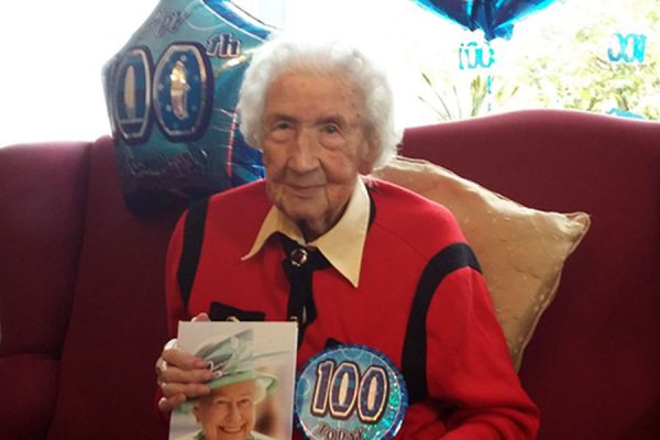 Miss Murdy celebrates her 100th birthday