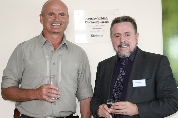 Discovery Centre at Hauxley Nature Reserve opened by Simon King