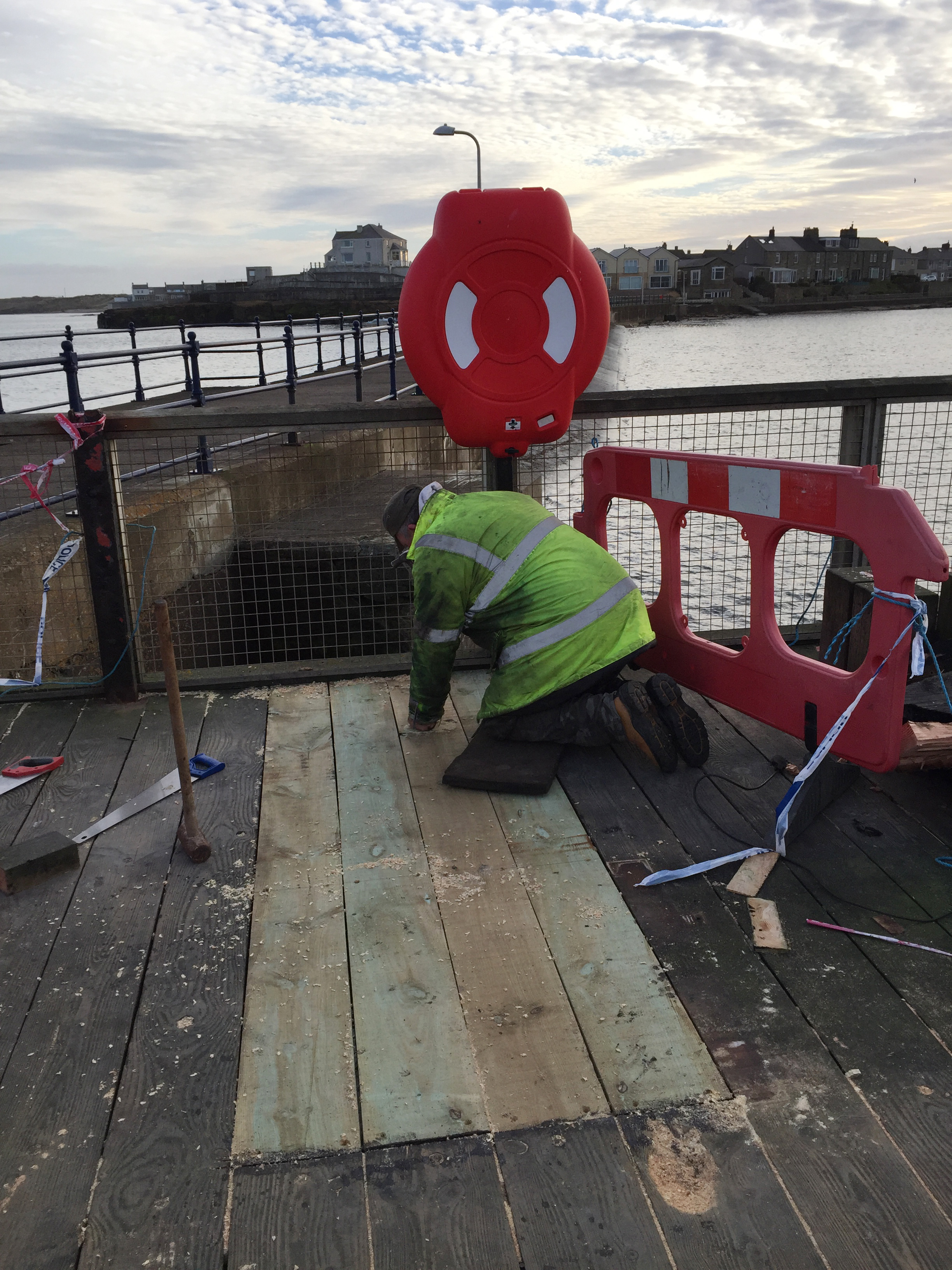 fixing the pier 2017
