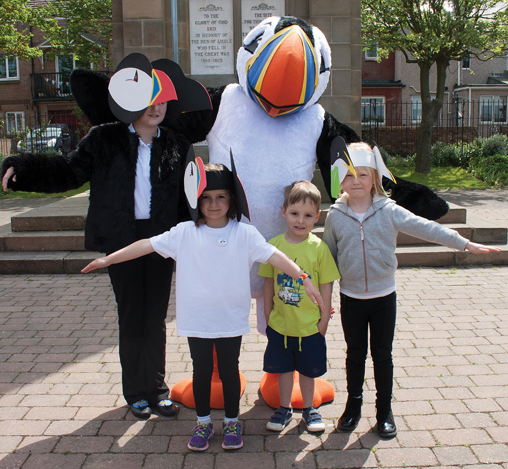 some of the cast of Puffin Peter AW