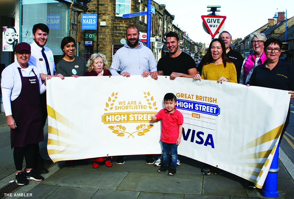 Great British High St group with banner