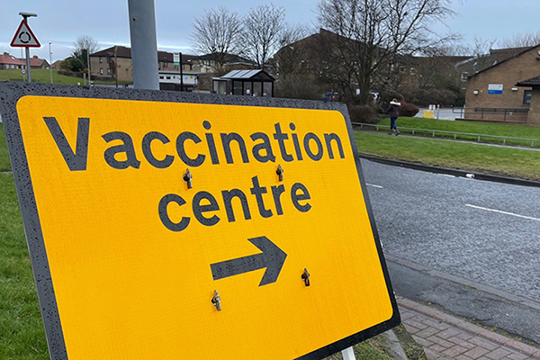 Amble became a prominent vaccination centre
