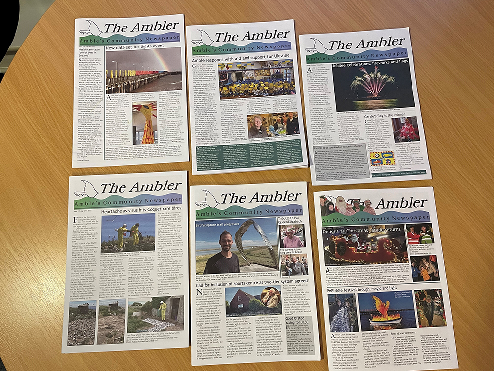 Six issues of The Ambler community newspaper