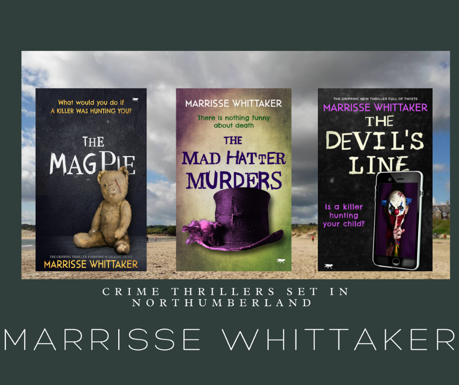 Pictures of Marrisse's previous "Billie Wilde" thrillers