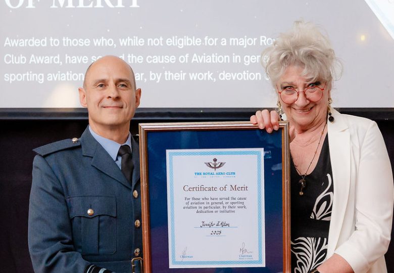 Jenny honoured for services to ballooning