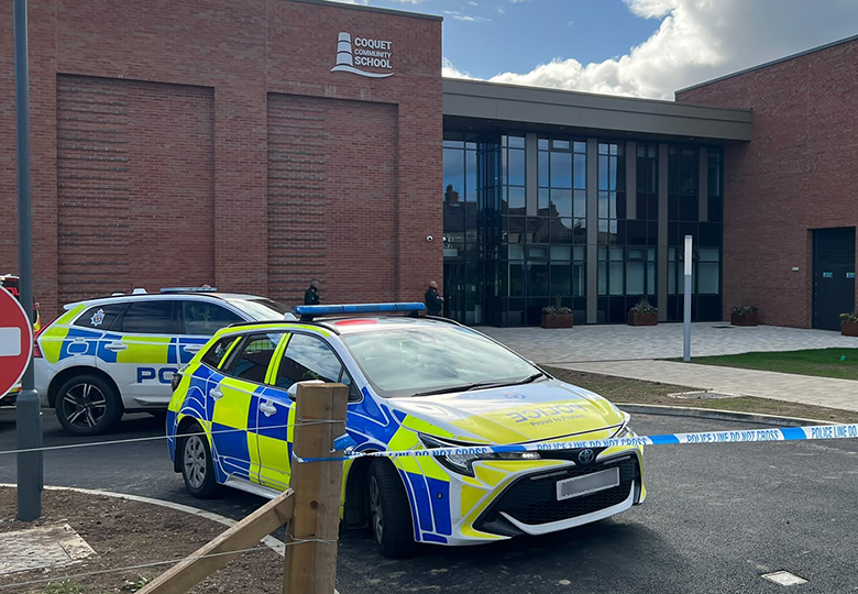 Photo: The Ambler Coquet Community School in Amble reopens after evacuation over hoax report